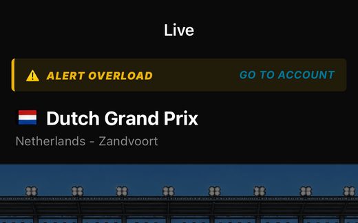 The Grid Copilot banner warning you are following too many teams